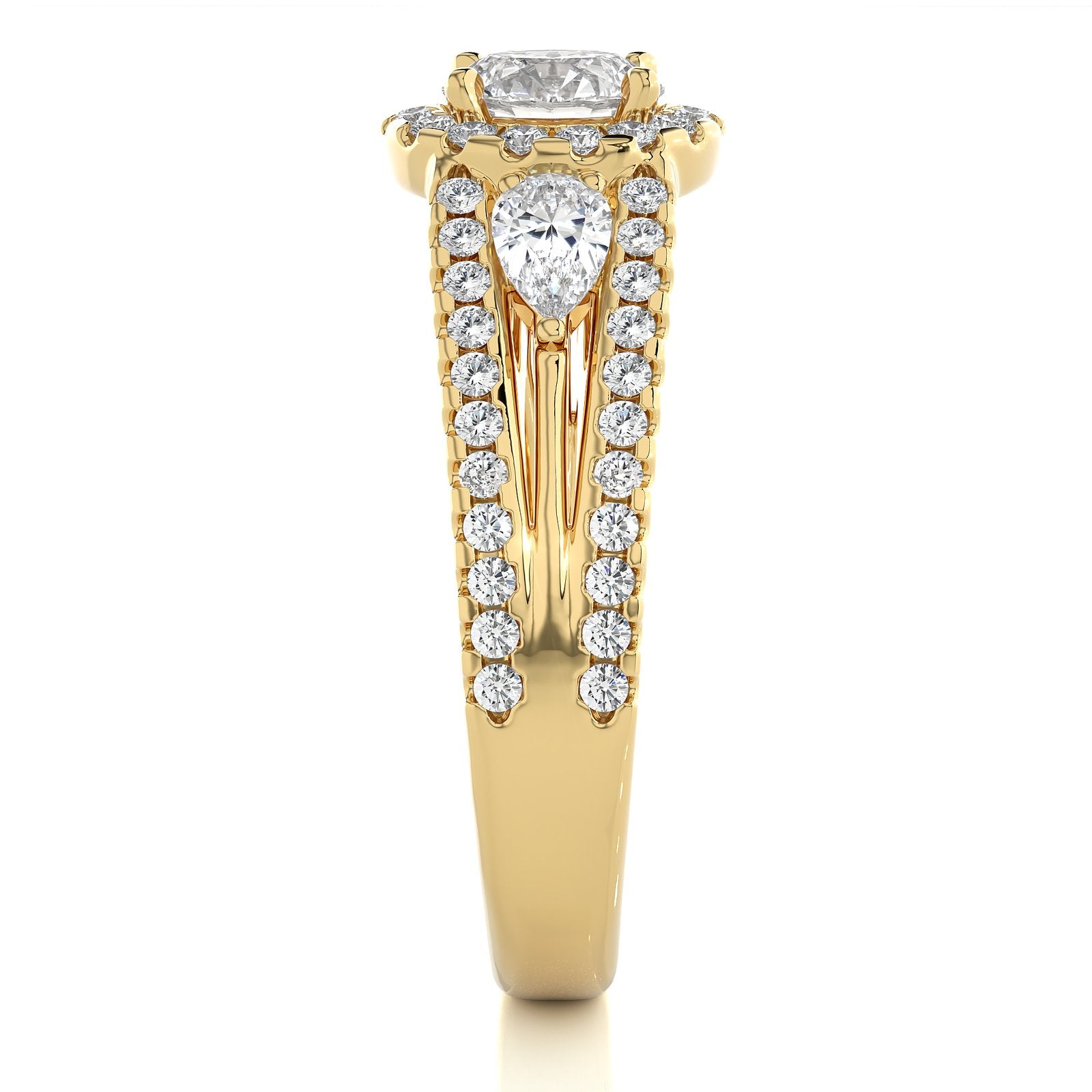 Solitaire Ring R3_RD_152 - YG