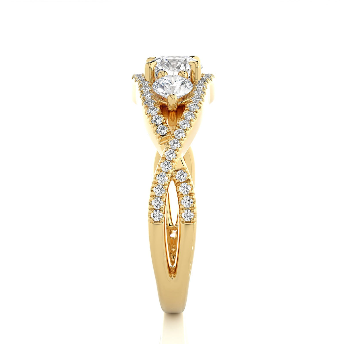 Solitaire Ring R3_RD_169 - YG