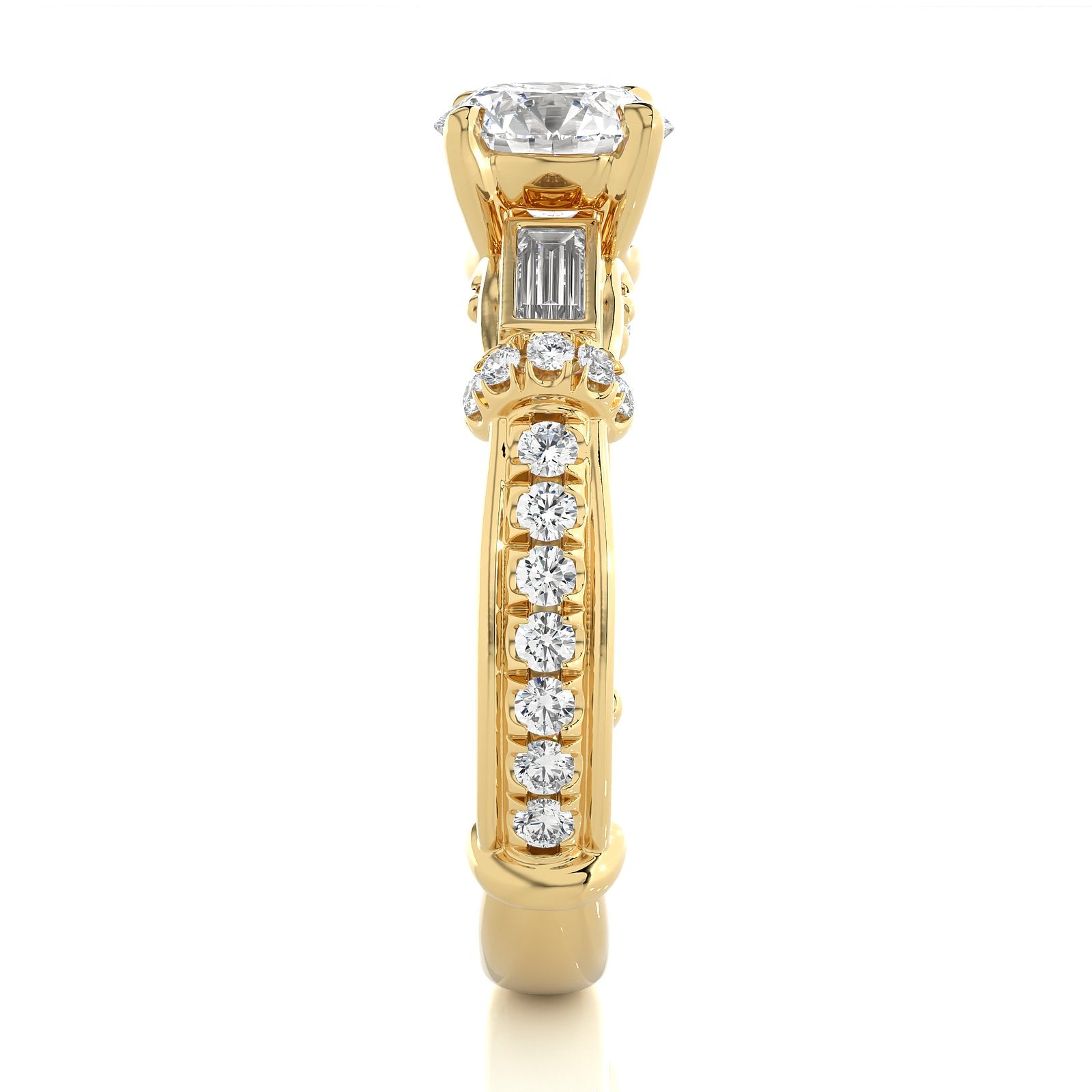Solitaire Ring RC_RD_172 - YG