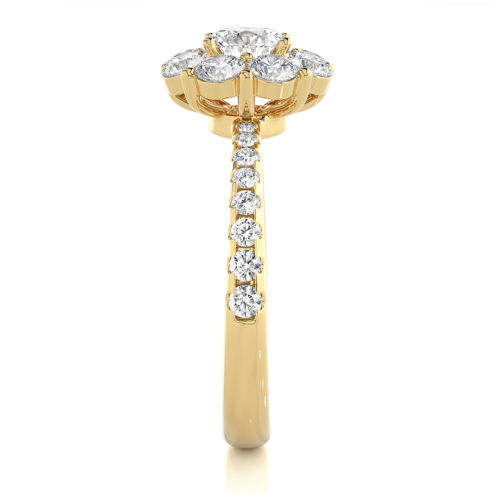 Solitaire Ring RH_RD_228 - YG