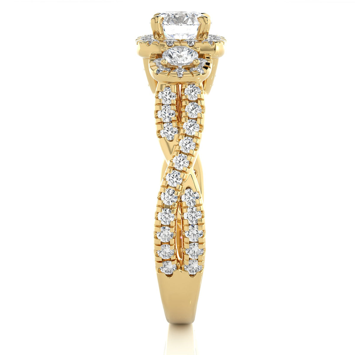 Solitaire Ring R3_RD_172 - YG
