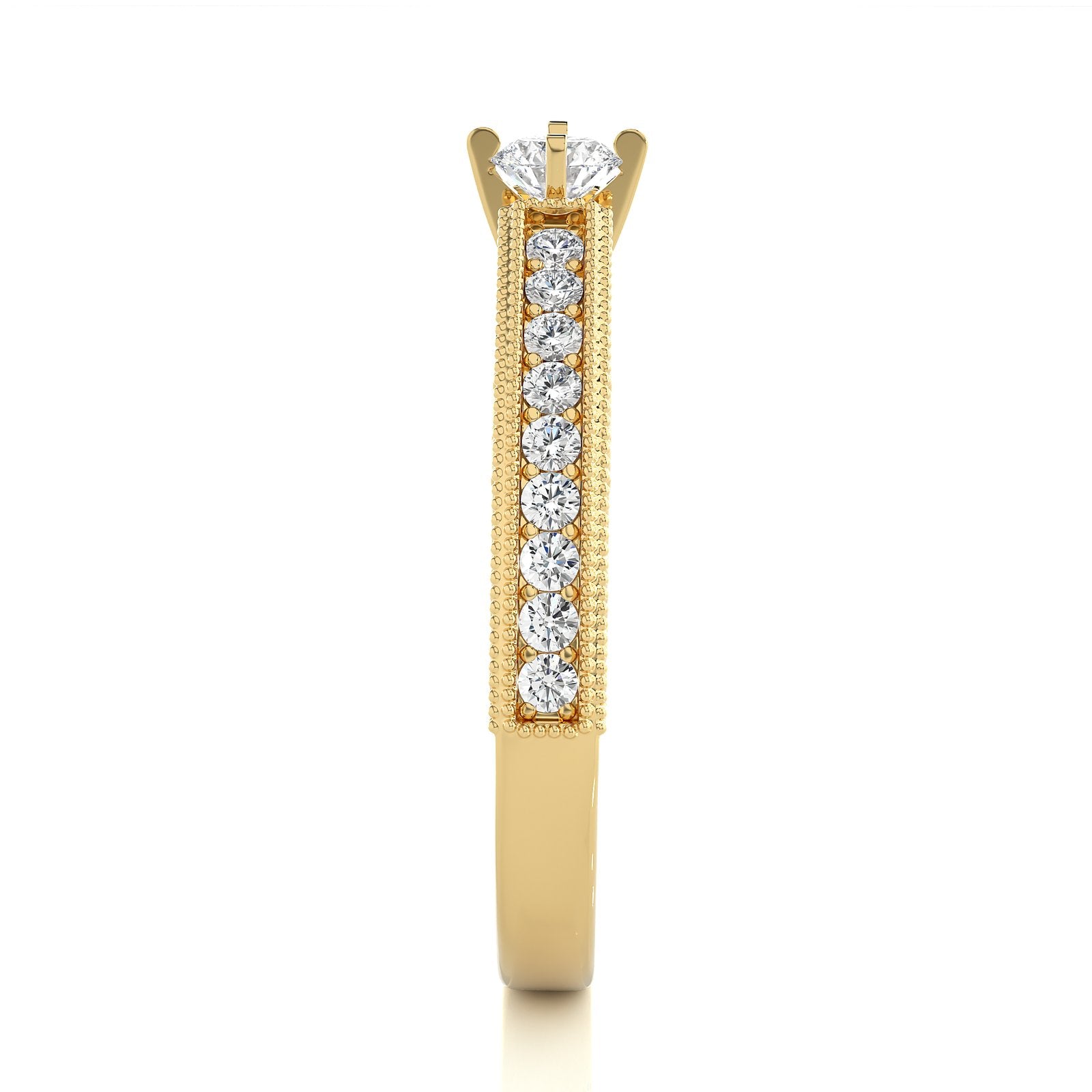 Solitaire Ring RC_RD_142 - YG
