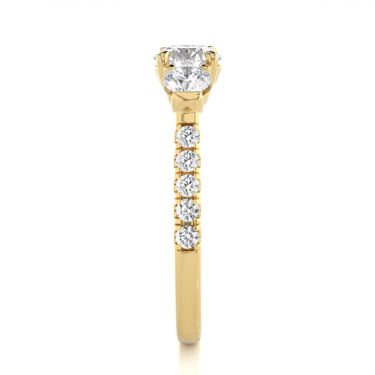 Solitaire Ring R3_RD_145 - YG