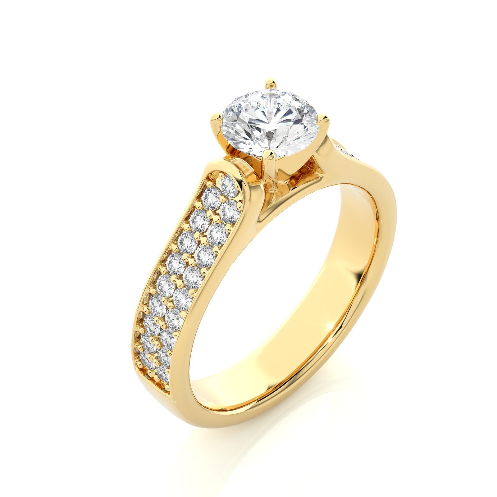 Solitaire Ring RP_RD_110 - YG