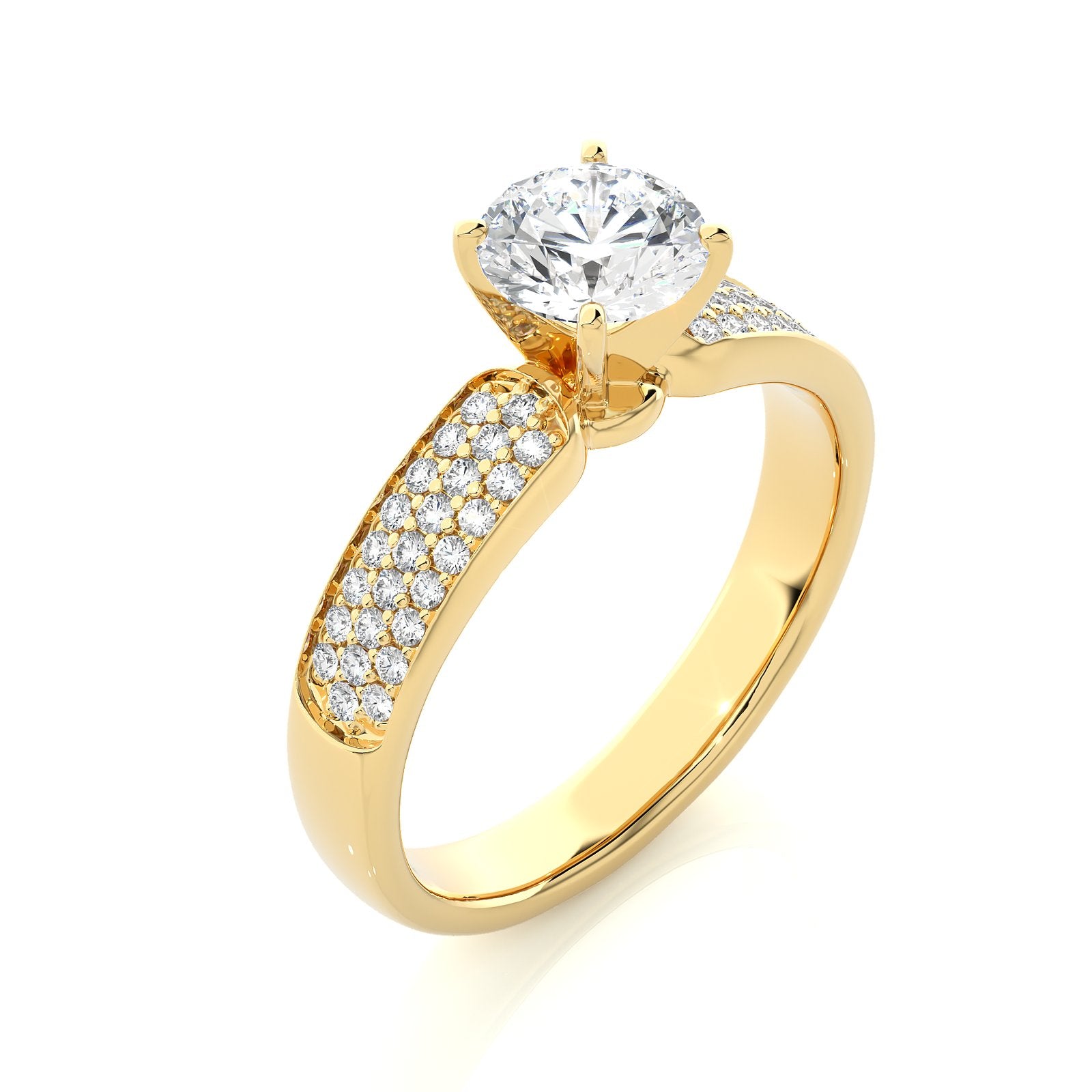 Solitaire Ring RP_RD_109 - YG